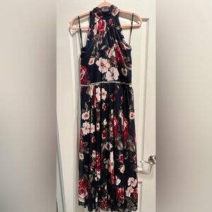 M1032 - Alexa B navy and red floral dress - 14W